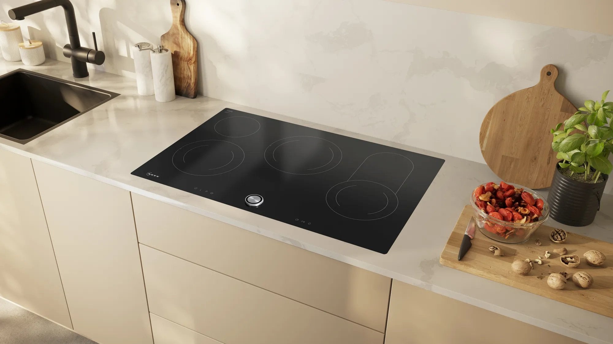 Placa Vitrocerámica Neff T18pt16x0 (Tpt1816x) N 70, Placa Autosuficiente T18pt16x0