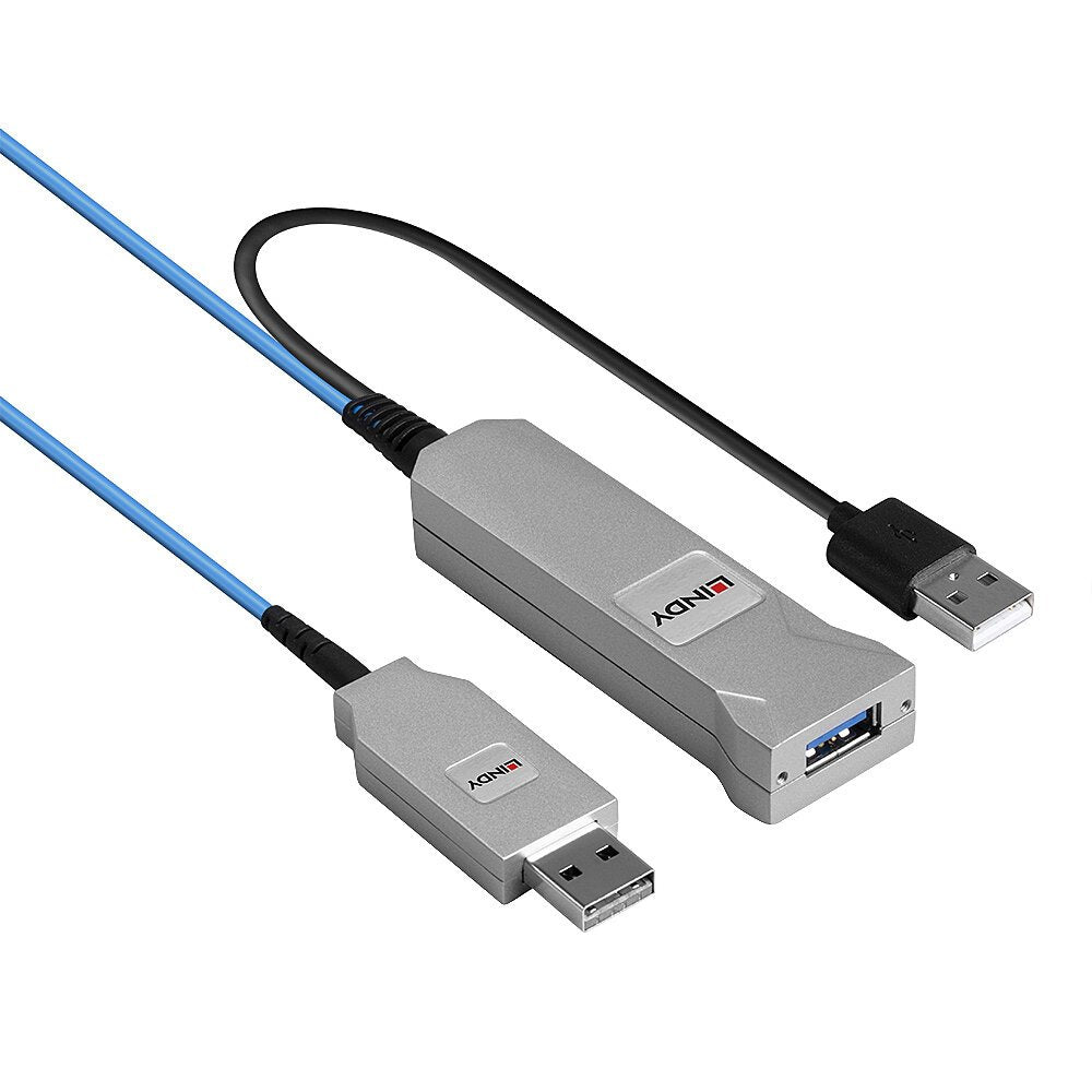 Lindy Cable Usb 3.0 Extension De Fibra Óptica 100 M