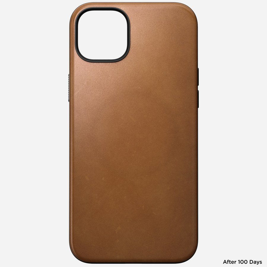 Nomad Modern Leather Case Iphone 15 Plus English Tan