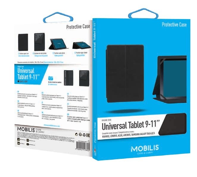 Mobilis 048015 Funda Para Tablet 27,9 Cm (11") Folio Negro