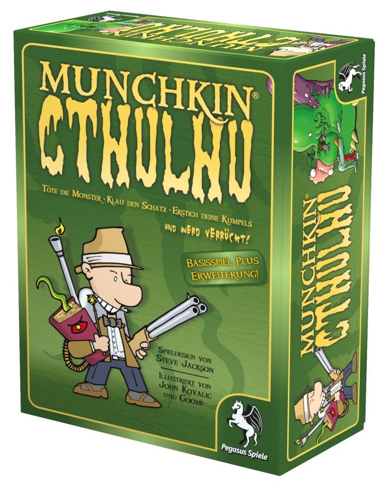 Pegasus Munchkin Cthulhu 1+2, Juego Base De Cartas Que Incluye 1 Expansión 17189g