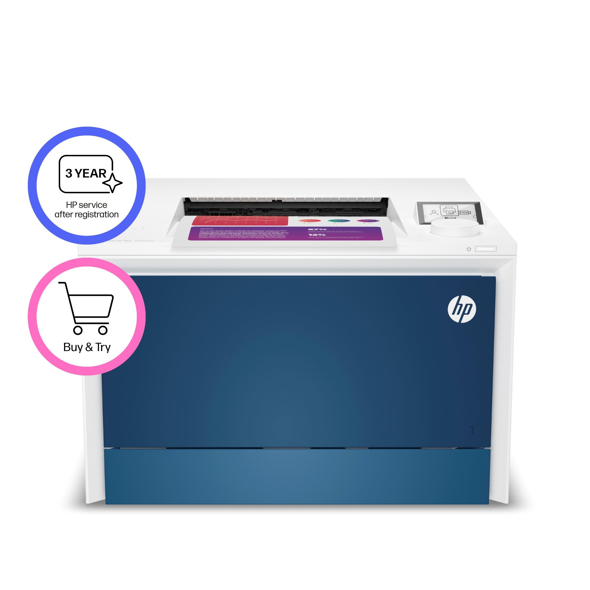 EAN 0196068347581 - HP Color LaserJet Pro 4202dw Printer 600 x 600 DPI A4 Wifi imagen 2