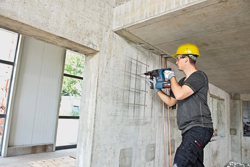 Taladro Combinado Inalambrico Profesional Bosch Gbh 18v-26 F