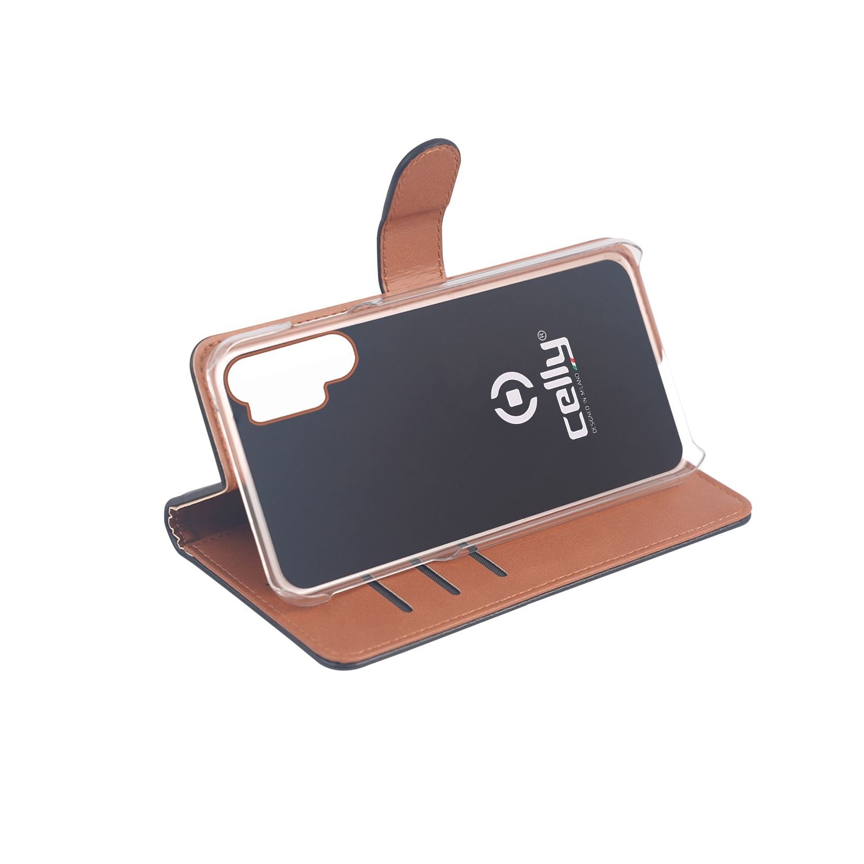 Funda Wally Cell Con Funcion De Soporte Para Samsung Galaxy Note 10+, Negra