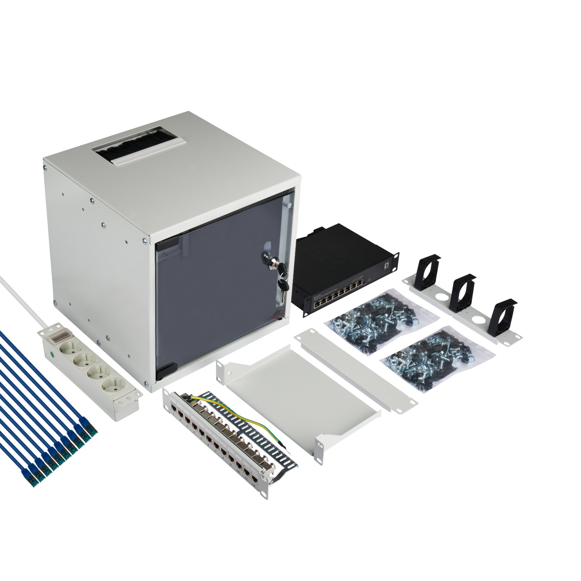 EAN 4049759322335 - EFB Elektronik WGB-1006GR.30-SET1 armario rack 6U Bastidor de pared Gris imagen 5