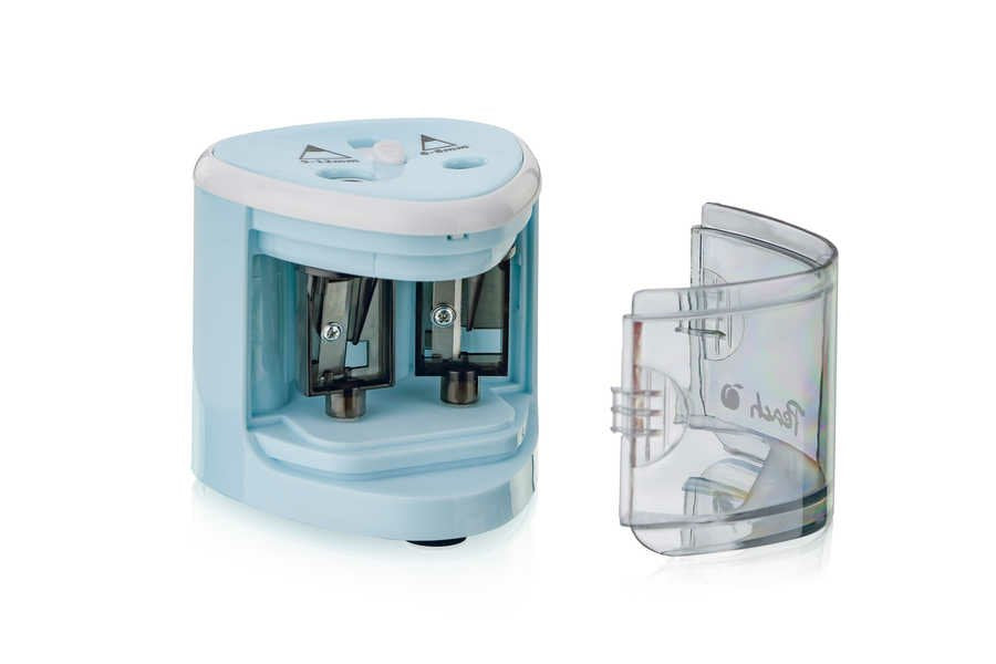 EAN 7640460545944 - Peach PO102 Sacapuntas eléctrico Azul, Blanco imagen 3