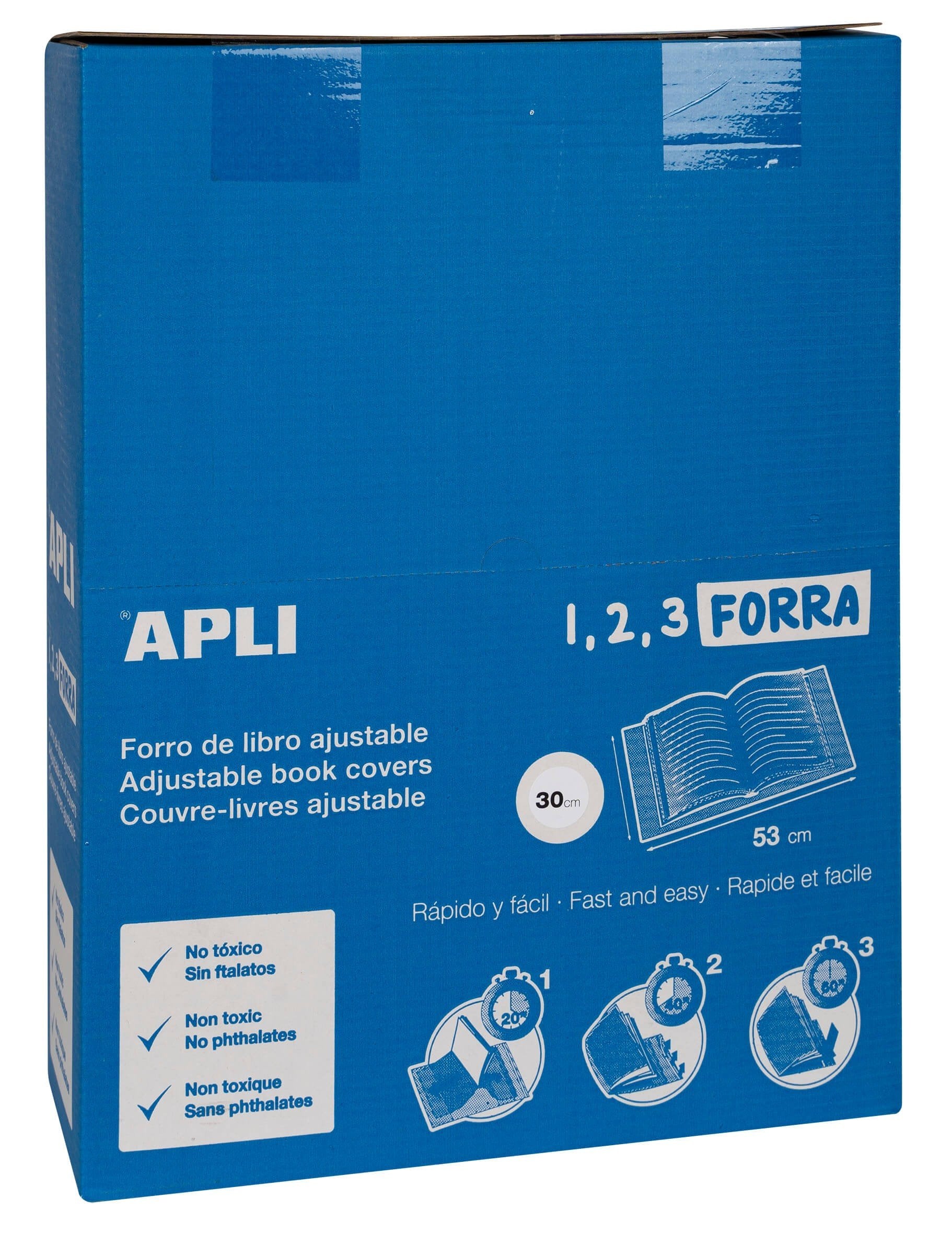 EAN 8410782169147 - APLI 16914 funda para libros y revistas 5 pieza(s) Transparente imagen 4