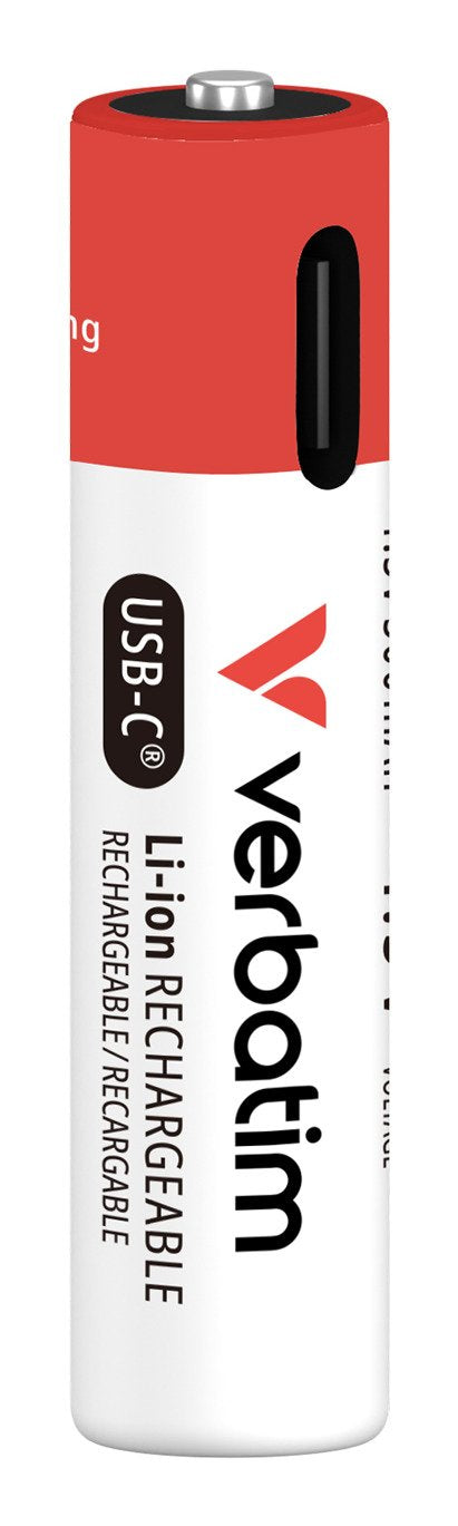 Verbatim Aaa-Akkus Mit Usb-C-Anschluss, Li-Ion