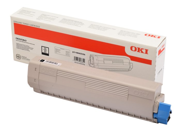 Oki Negro Original Cartucho De Tner Para Es 8433dn