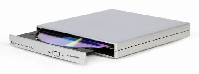 Unidad De Dvd Usb Externa Gembird Plata