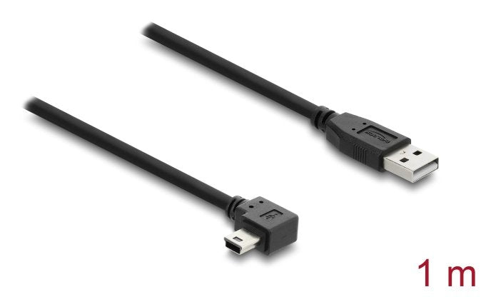 Delock Usb 2.0 Cable Typ-A Macho A Typ Mini-B Macho Rechts Angular 1 M