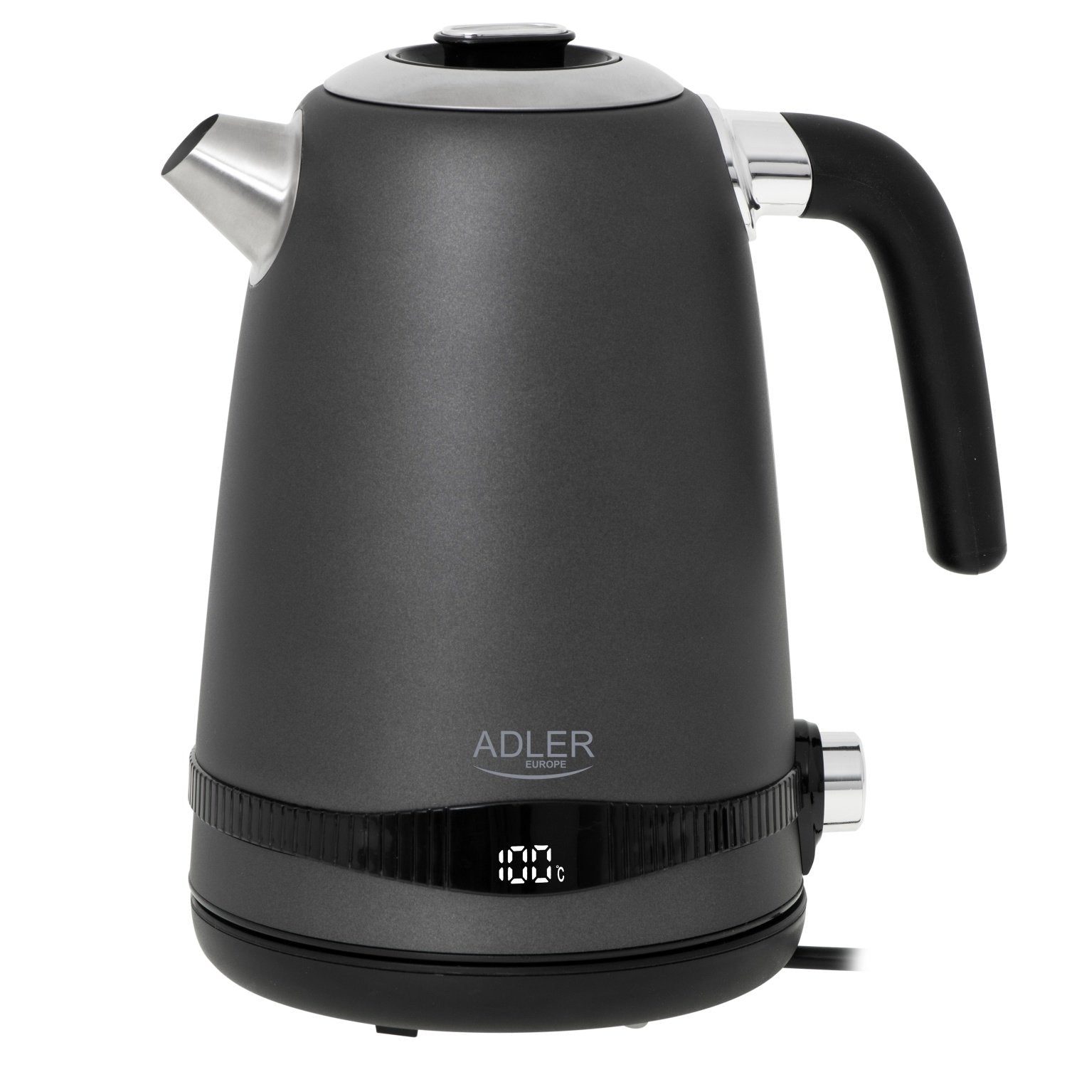 EAN 5905575902948 - Adler AD 1295G tetera eléctrica 1,7 L 2200 W Negro, Acero inoxidable, Gris imagen 1