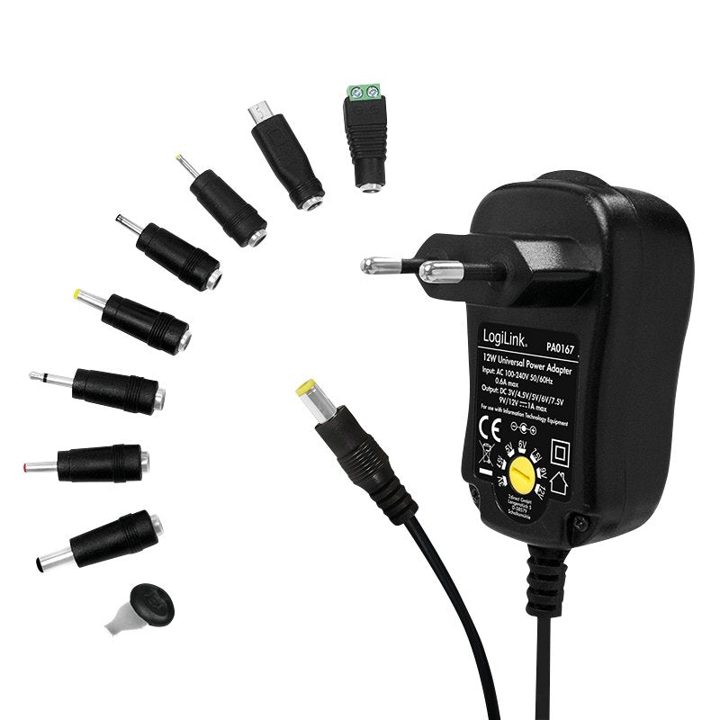 EAN 4052792047875 - LogiLink PA0167 adaptador e inversor de corriente Interior 12 W Negro imagen 10