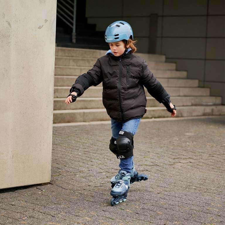 Patines En Línea Hudora Leon 2.0 Talla. 29-32 Azul/Gris