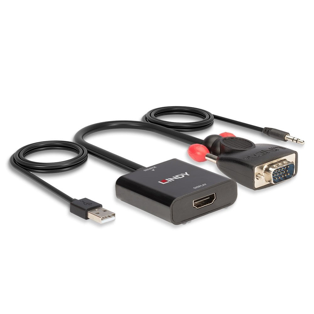 Lindy Convertidor Vga Y Audio A Hdmi