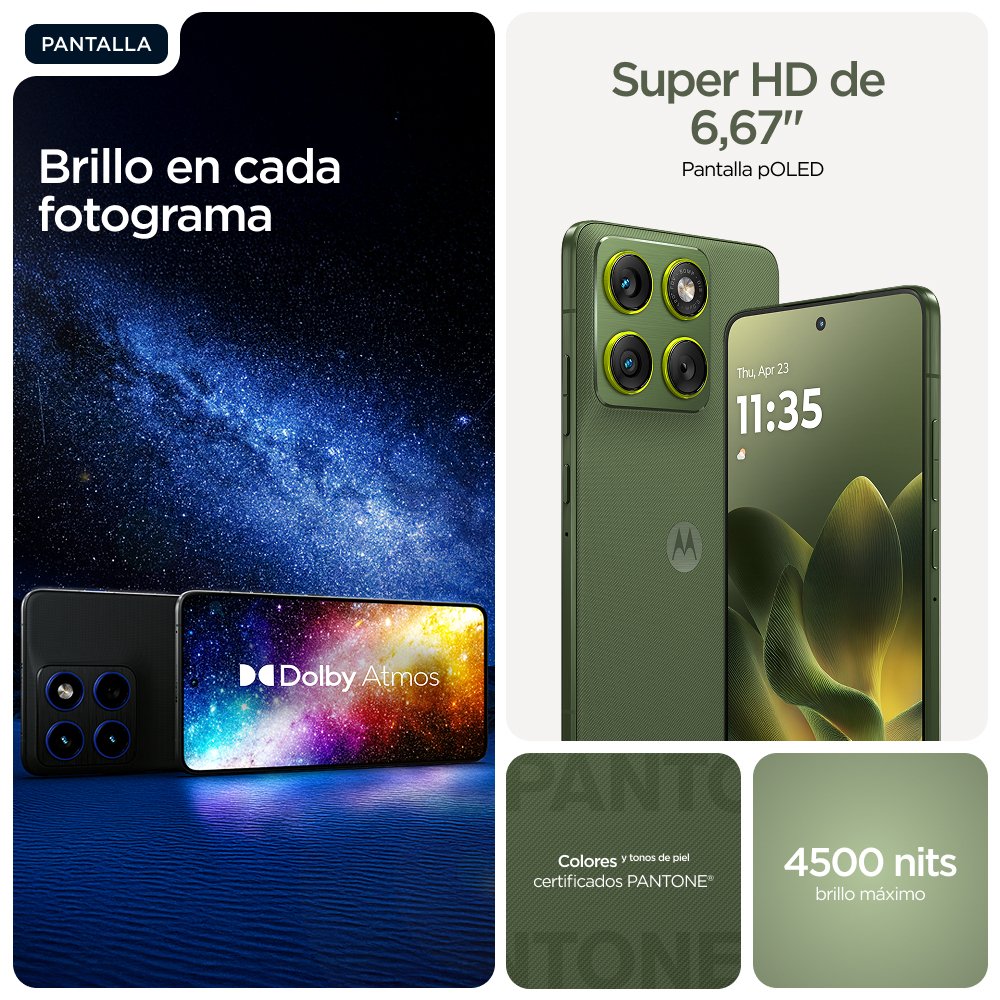 EAN 0840493608020 - Motorola edge 70 17 cm (6.7") SIM doble Android 16.0 5G USB Tipo C 12 GB 512 GB 4800 mAh Verde imagen 17