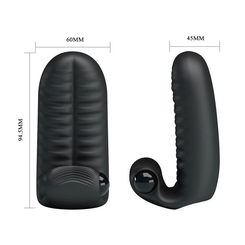 Abbott Funda Para El Dedo Con Vibración Negro