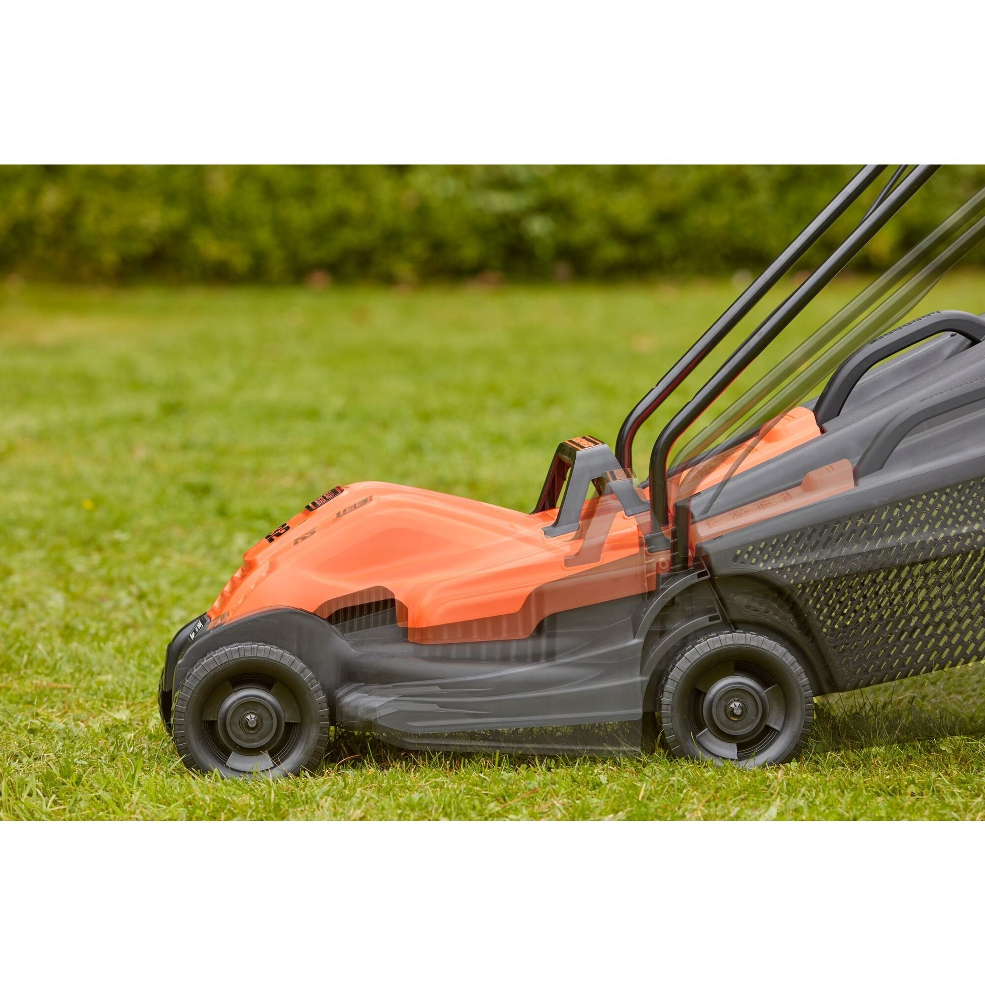 Cortacésped Black+Decker Bemw451bh-Qs  De Empuje A Gasolina Corriente Alterna Negro, Naranja Naranja/Negro