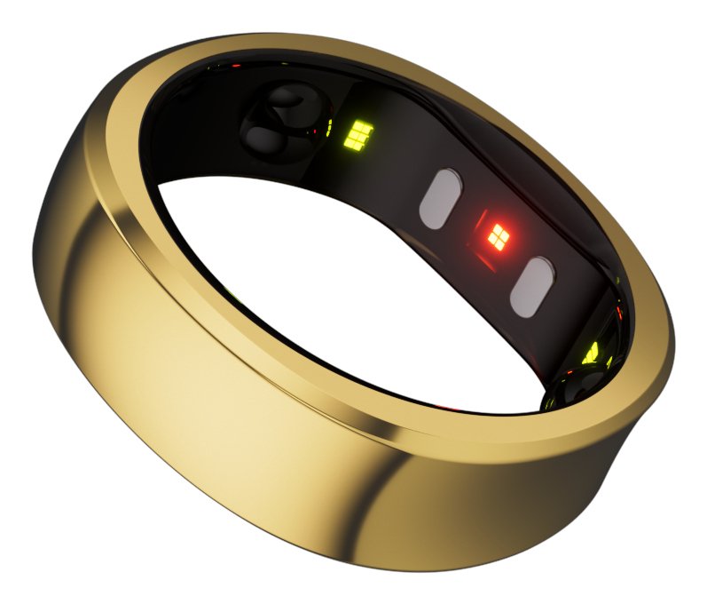 Anillo Inteligente Ringconn Gen2 Para Mujeres Y Hombres - Portátil Para Seguimiento Del Sueño Y La Actividad Física - Frecuencia Cardíaca - Color Oro King, Talla 10