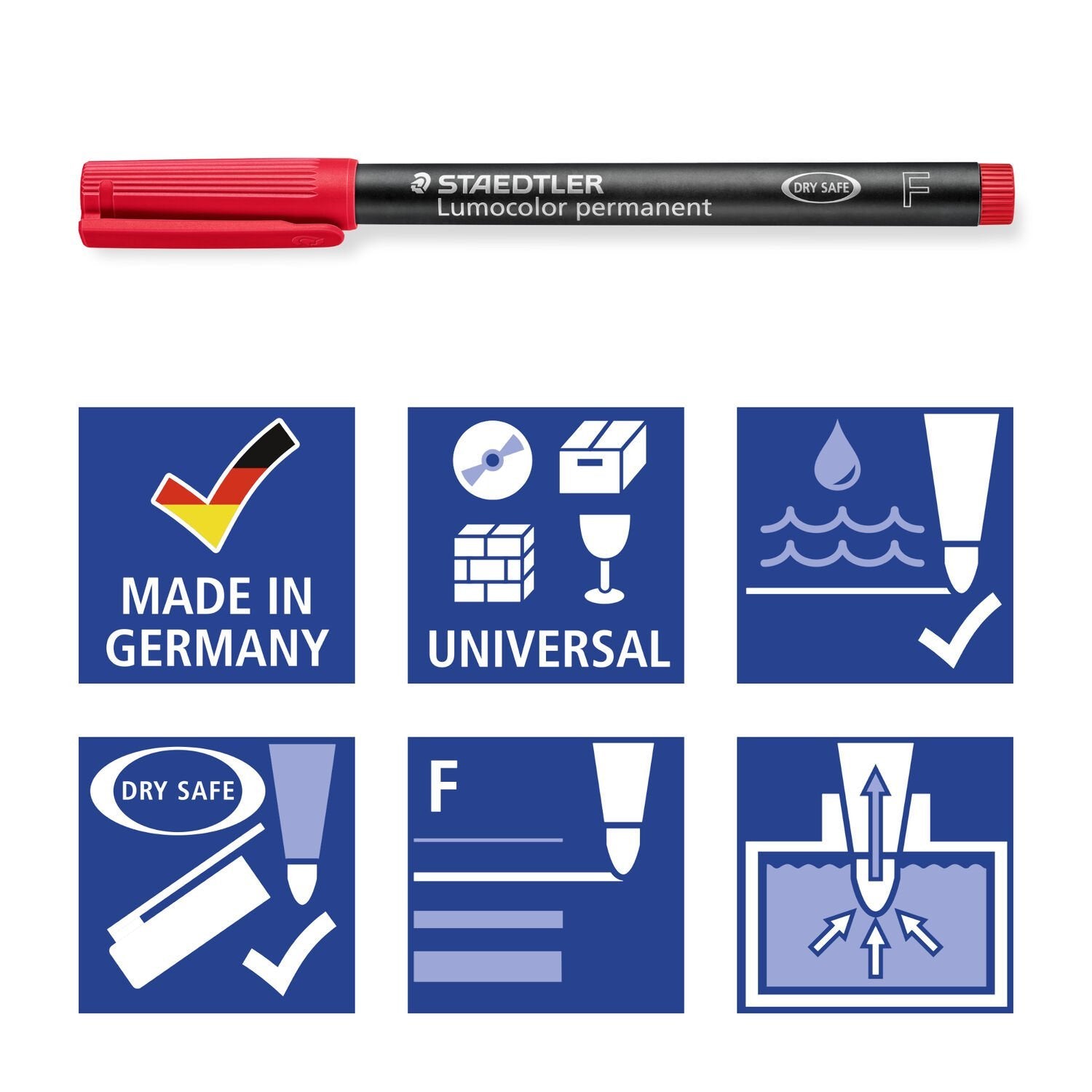 EAN 4007817086100 - Staedtler Lumocolor permanent pen 318 marcador permanente Amarillo 1 pieza(s) imagen 4