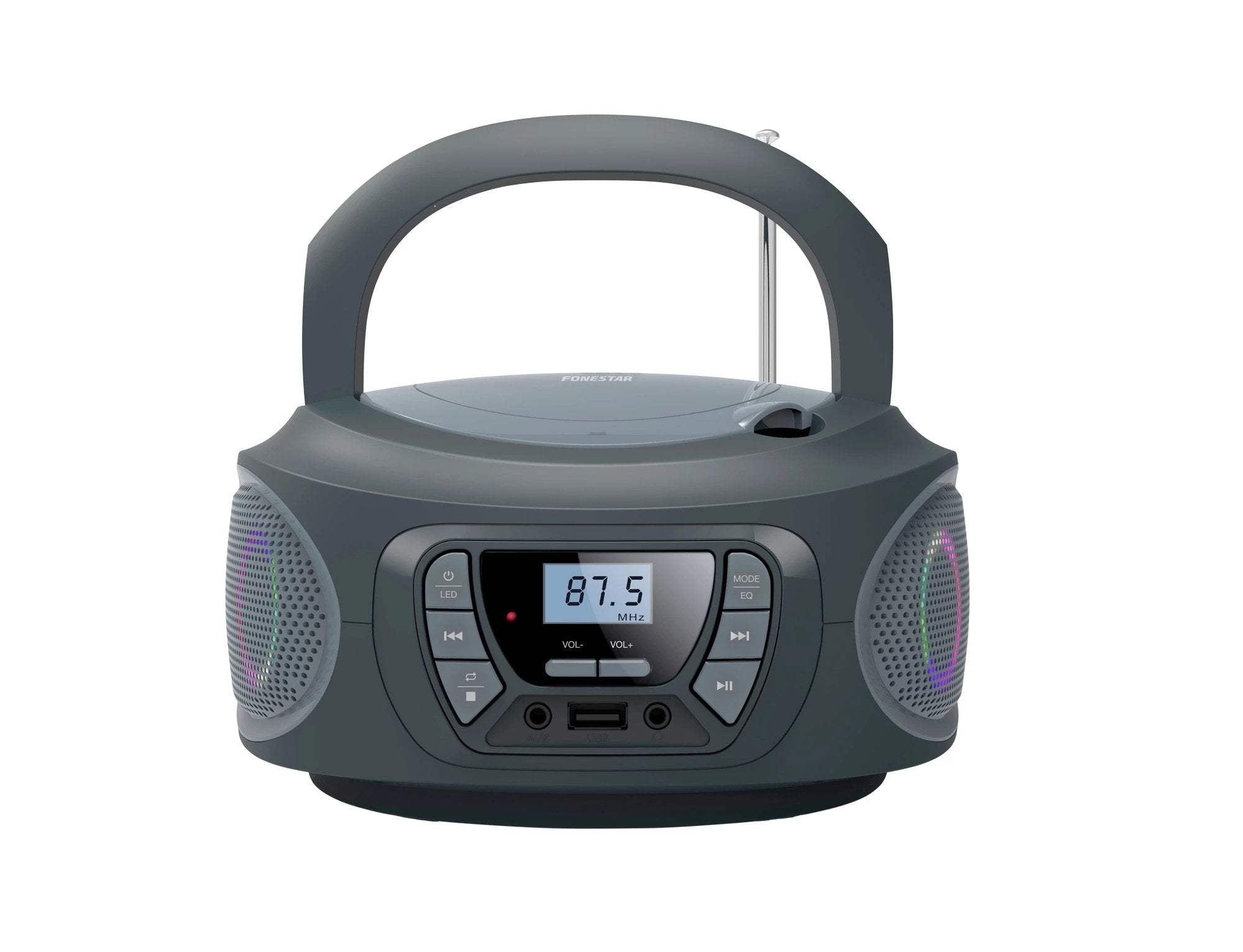 EAN 8422521001168 - Fonestar BOOM-ONE-G reproductor de CD Gris Reproductor de CD portátil imagen 1