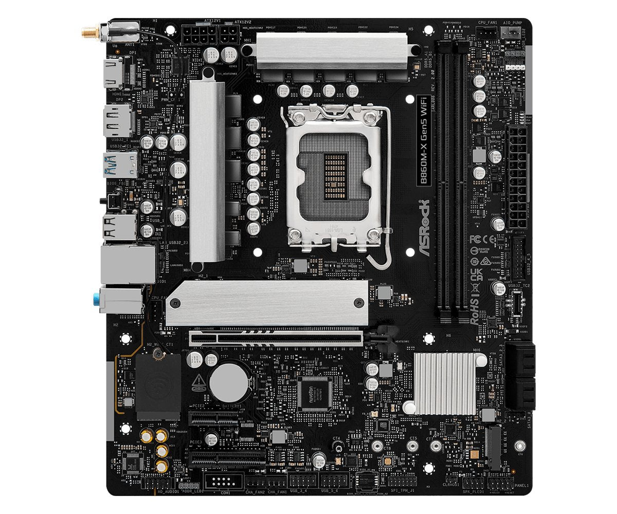 EAN 4711581490734 - Asrock B860M-X Gen5 WiFi Intel B860 LGA 1851 (Socket V1) micro ATX imagen 3