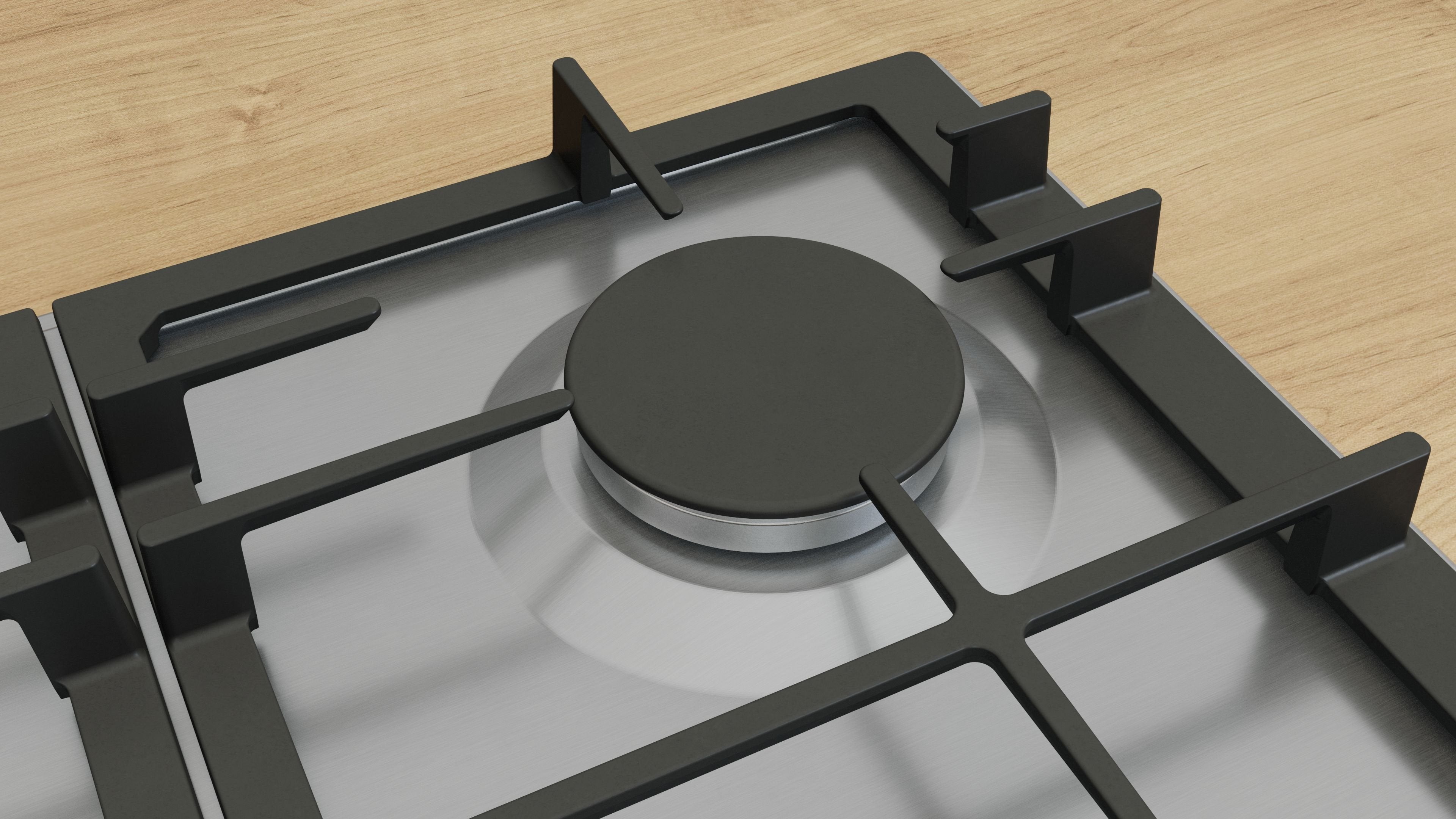 EAN 4242005496006 - Bosch Serie 6 PCP6A5I90 hobs Acero inoxidable Integrado 60 cm Encimera de gas 4 zona(s) imagen 4