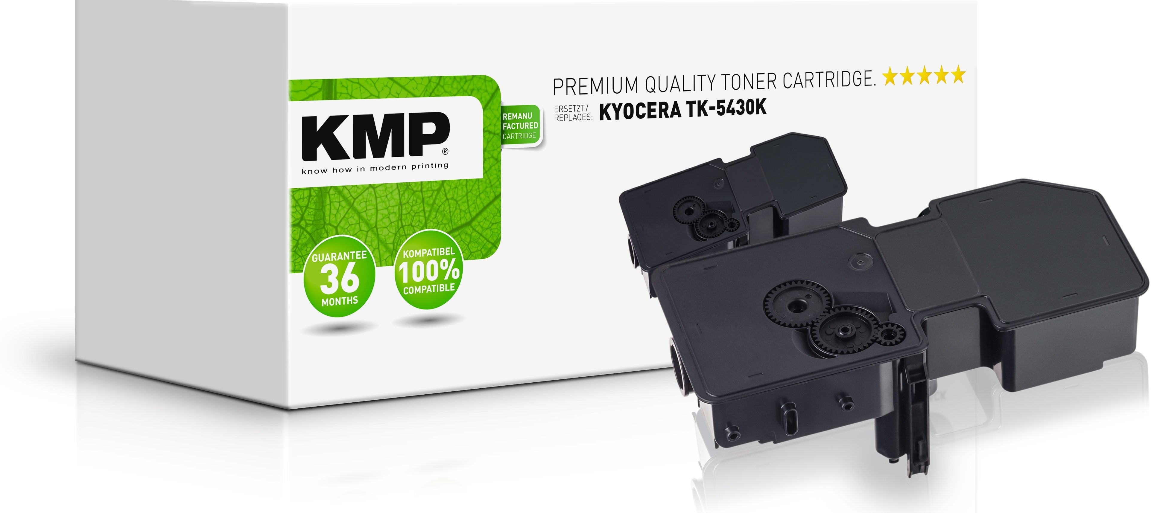 Kmp Toner Kyocera Tk-5430k Pa2100 Ma2100 Serie 1250 S. Negro Remanufactured