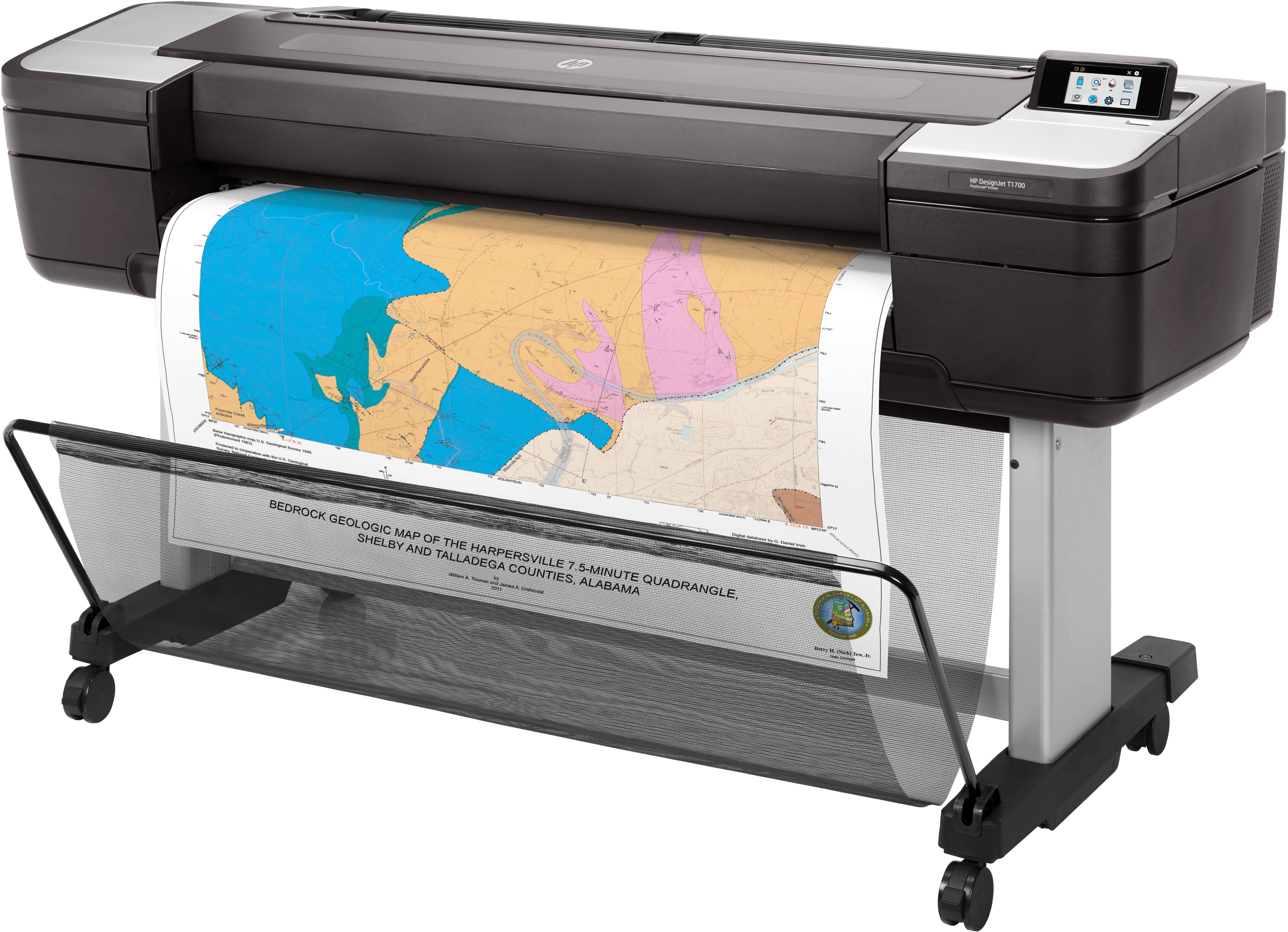 Hp Designjet T1700dr 44" Grossformatdrucker Mit Postscript