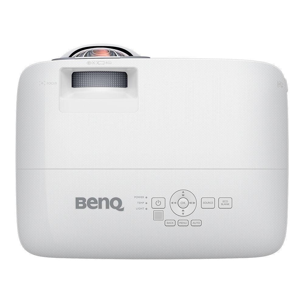 Proyector Benq Mx825sth Para Escritorio 3500 Lúmenes Ansi Dlp Xga (1024x768) Blanco 1m) 3500al12,000:1 15,000 Hrs Lamp Lifean