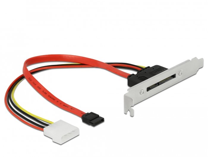 Soporte De Ranura Delock Con 1 X Sata De 22 Pines Macho Externo