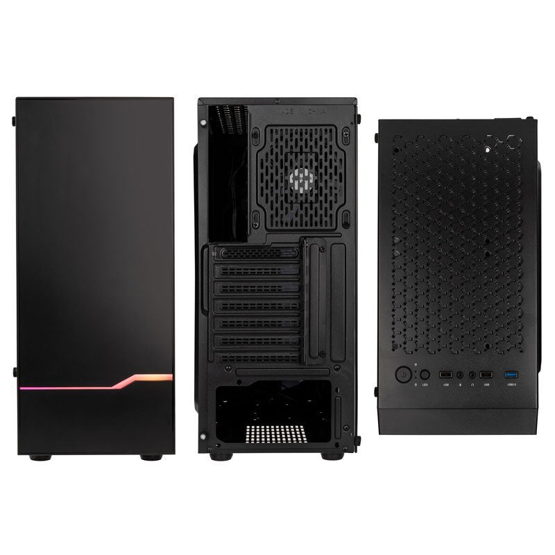 Kolink Inspire Series K9 Argb Midi Tower Gaming Case - Black