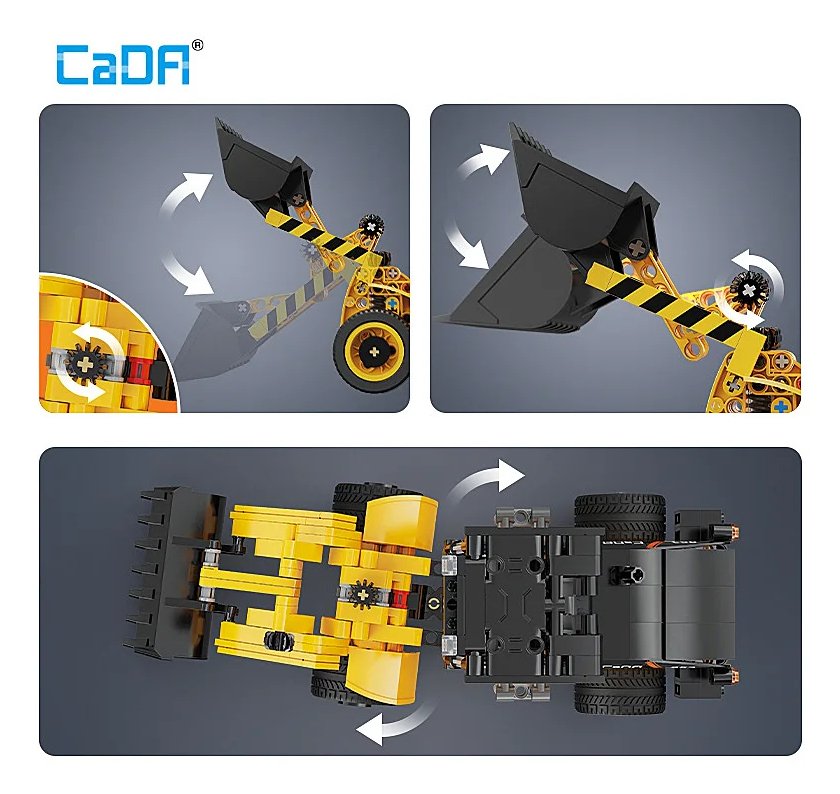 Jamara Cada Radlader Bricks Amarillo 8+