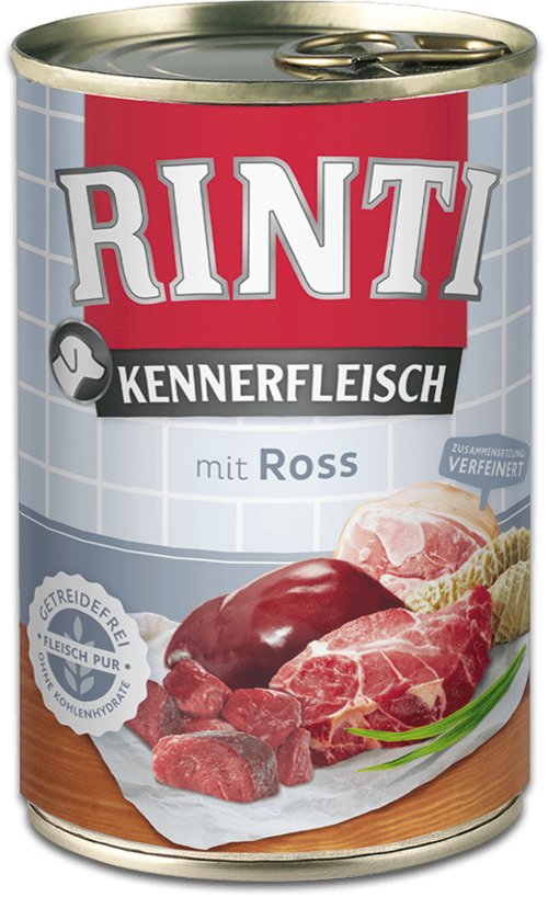 EAN 4000158910455 - RINTI Kennerfleisch Cabello Adulto 400 g imagen 1