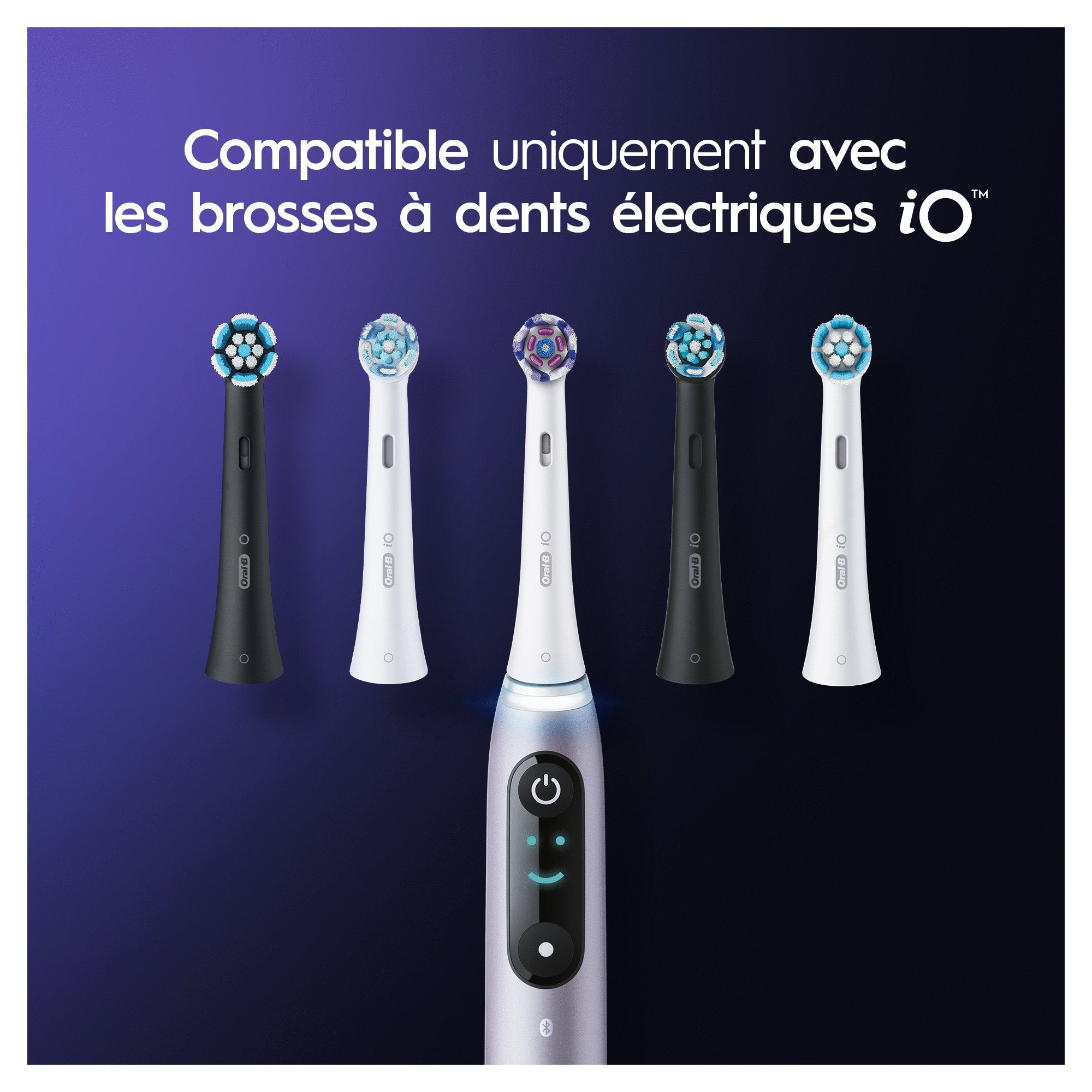 Braun Oral-B Io Rb Ww-4 Radiant Blanco 4er Aufsteckbürsten