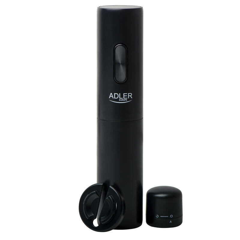 Abridor De Vinos Eléctrico Adler Ad 4509  Juego, Negro