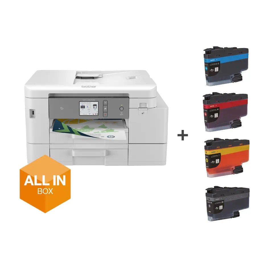Multifunción Brother Mfc-J4540dwxl Wifi Fax Dúplex Pack Impresora + Consumibles Xl Blanca