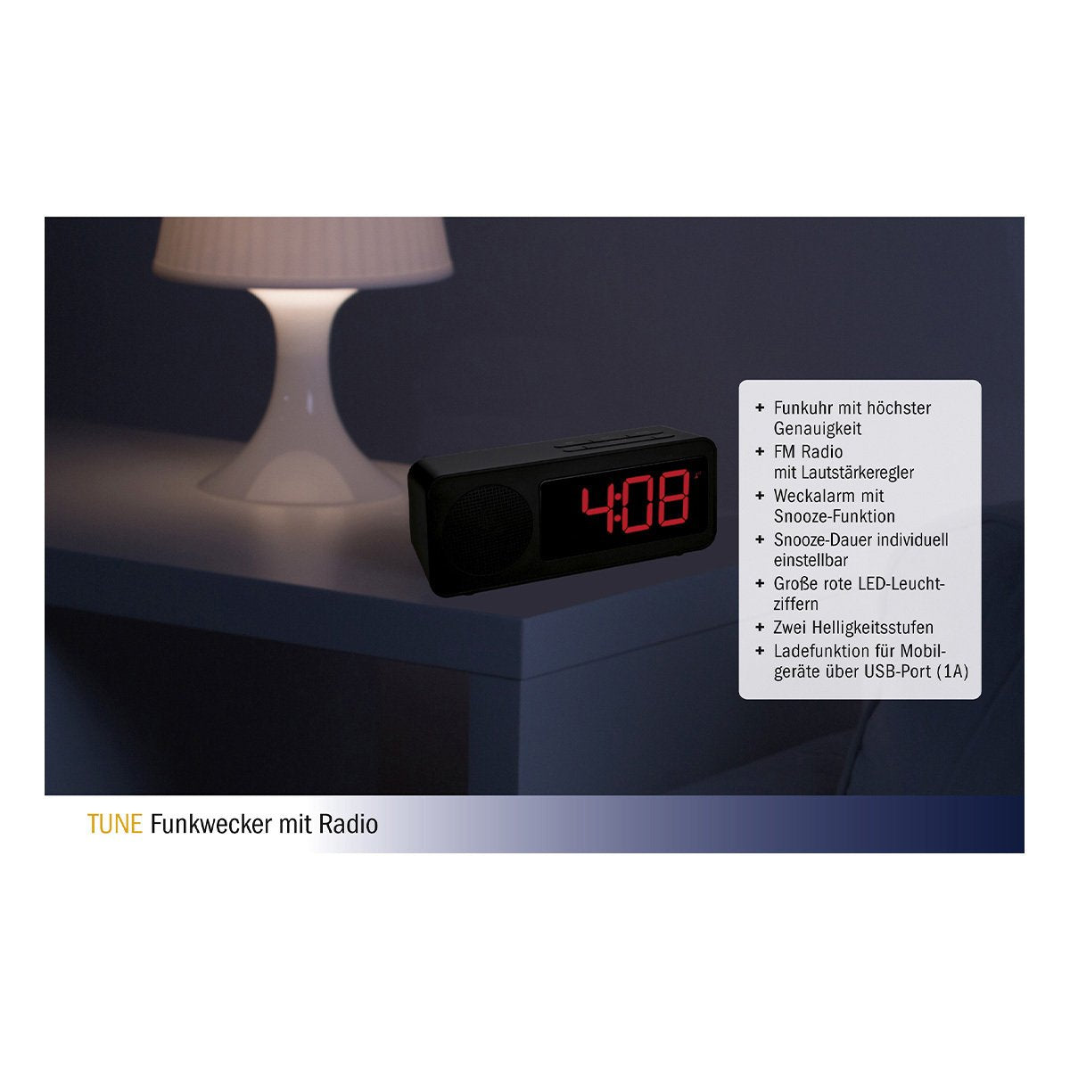 Despertador Tfa 60.2546.01 Tune Rc