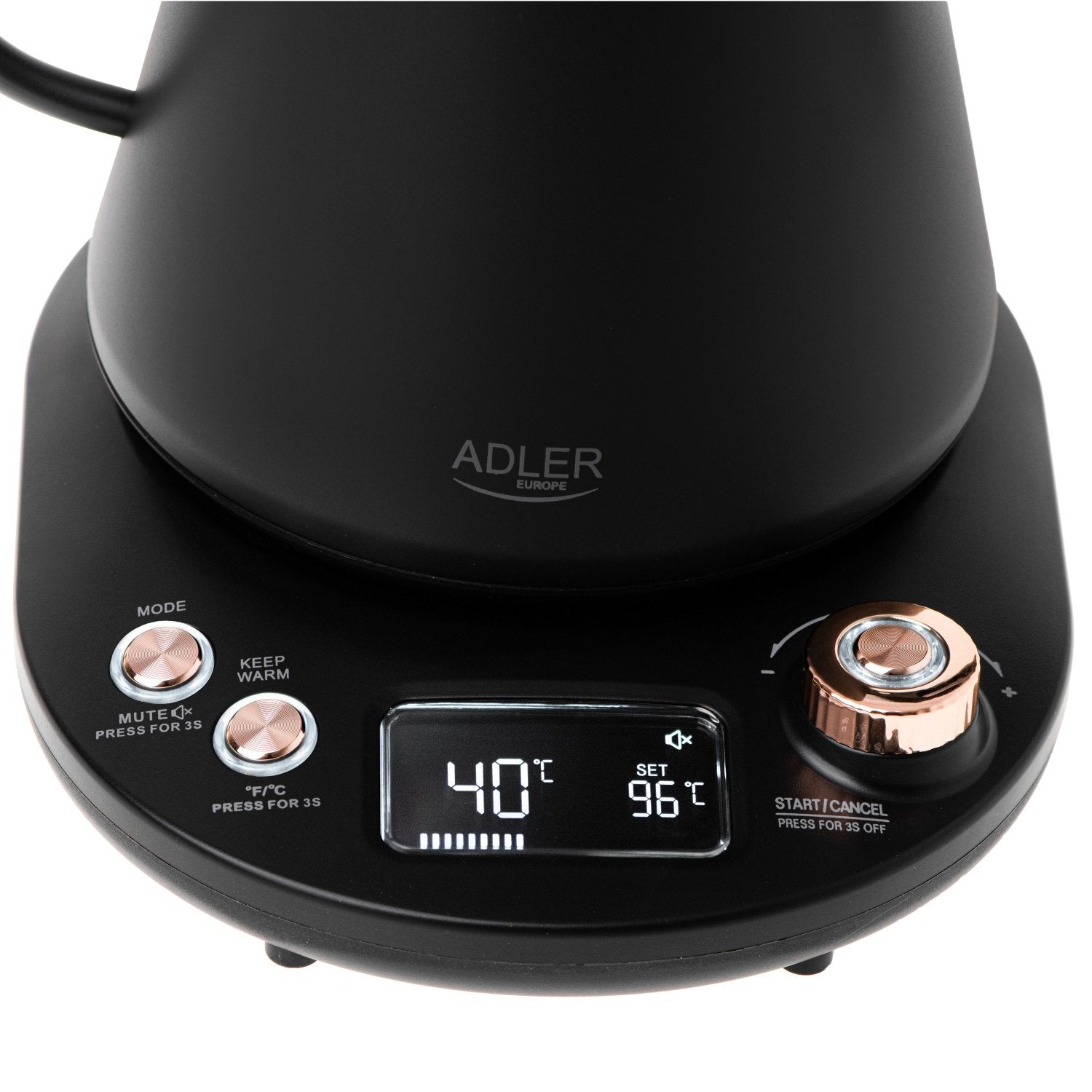EAN 5905575902535 - Adler AD 1349 tetera eléctrica 1 L 1100 W Negro, Oro imagen 6