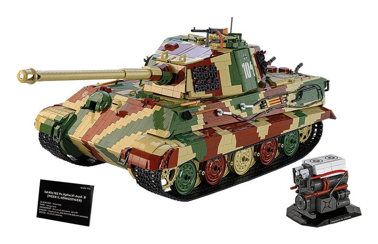 Cobi Tiger Ii King Tiger, Juguete De Construcción Escala 1:12 Cobi-2808