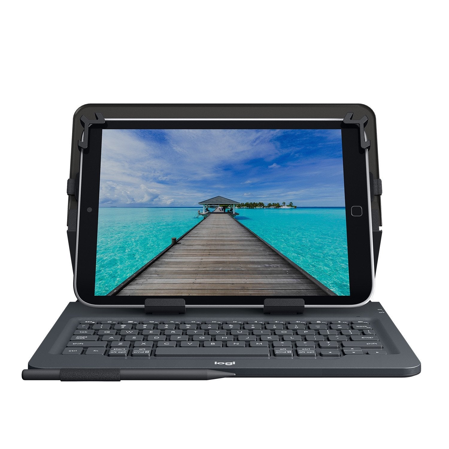 Logitech Universal Funda Con Teclado Azerty (Frances) Bluetooth Negro 920-008338