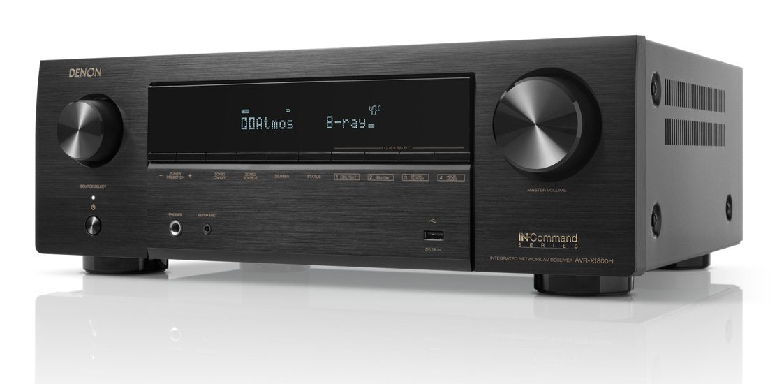 Denon Avr-X1800h 145w 7.2 Dab Negro - Receptor Av