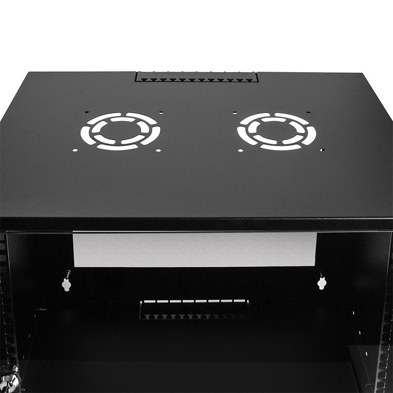 19" Wallmount Box -Eco- 04u, Negro