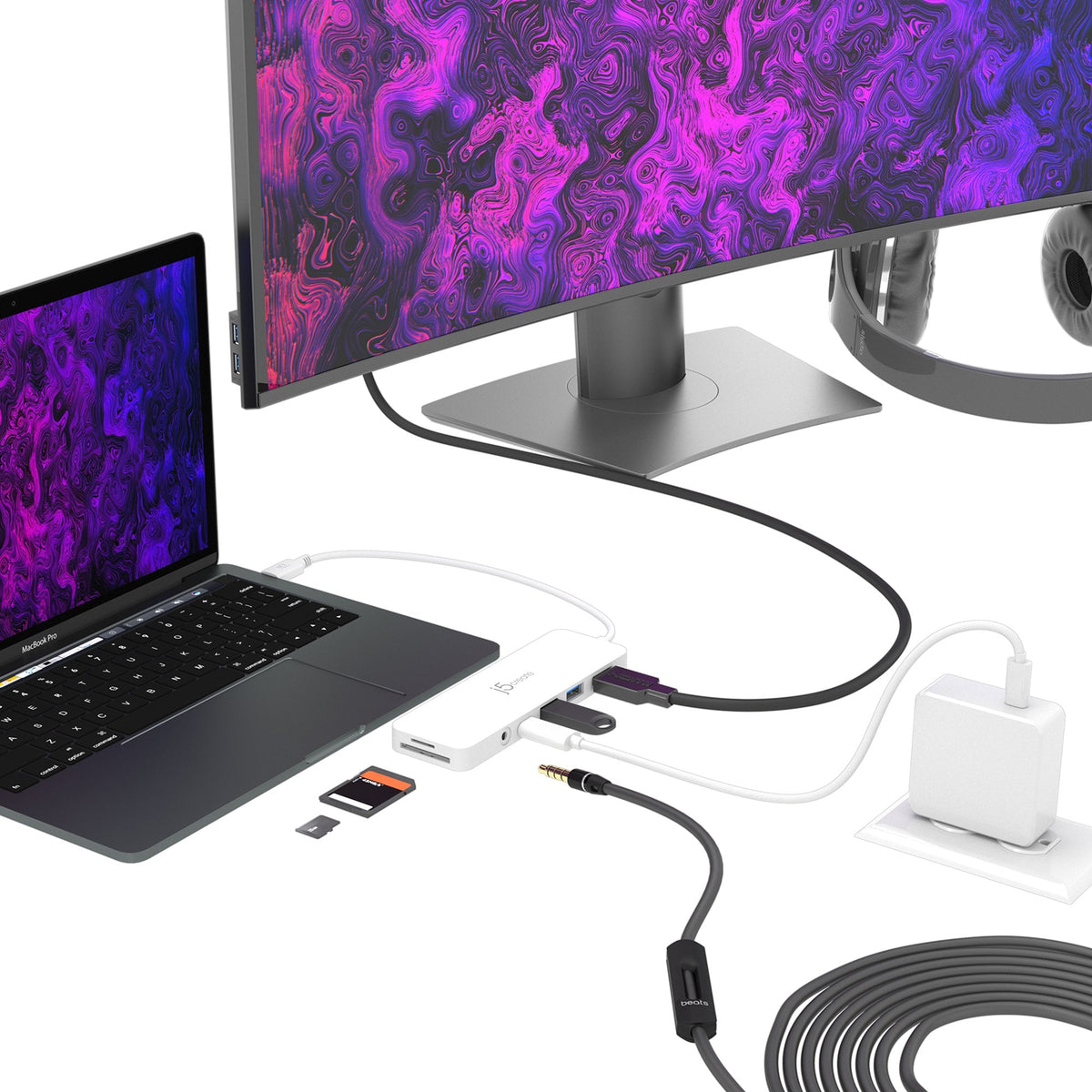 J5create Jcd373-N Multiadaptador Ligero Usb-C