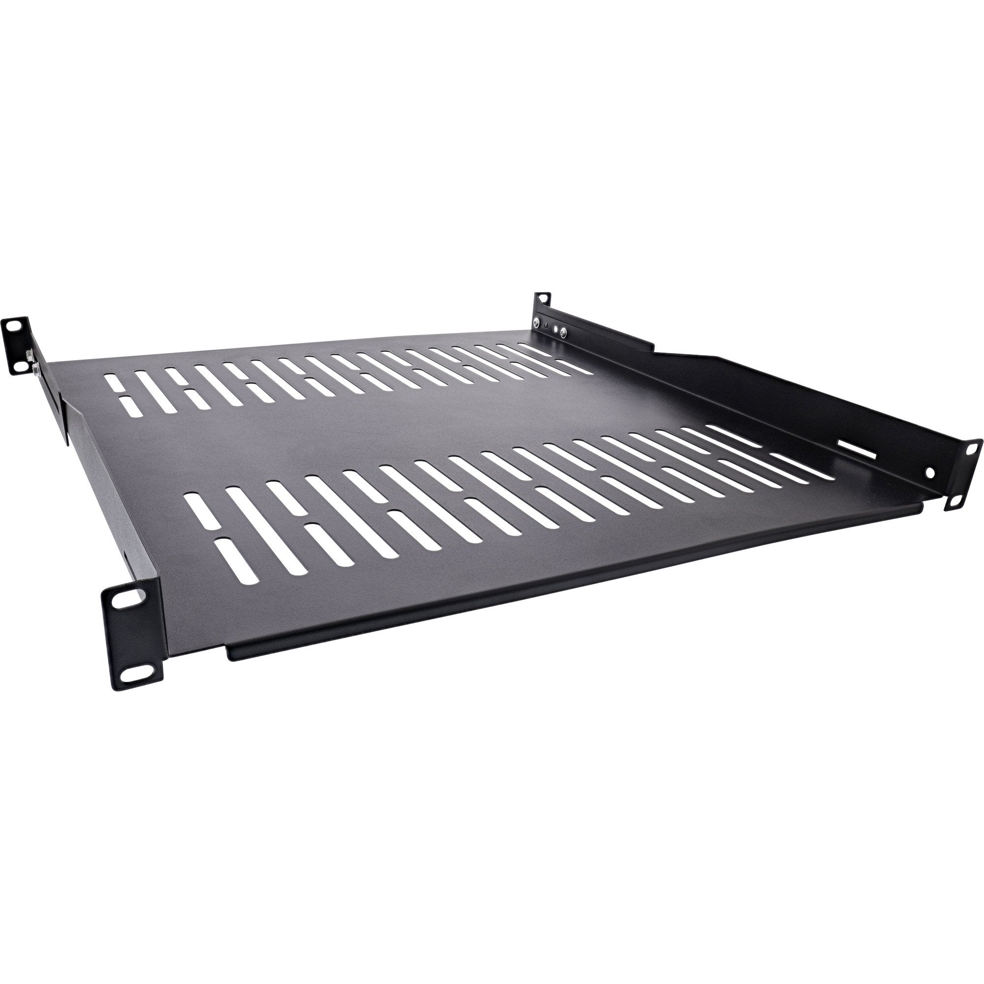 Inline® 19" Shelf, 450mm, 50kg, 1u, Ral 9005 Negro
