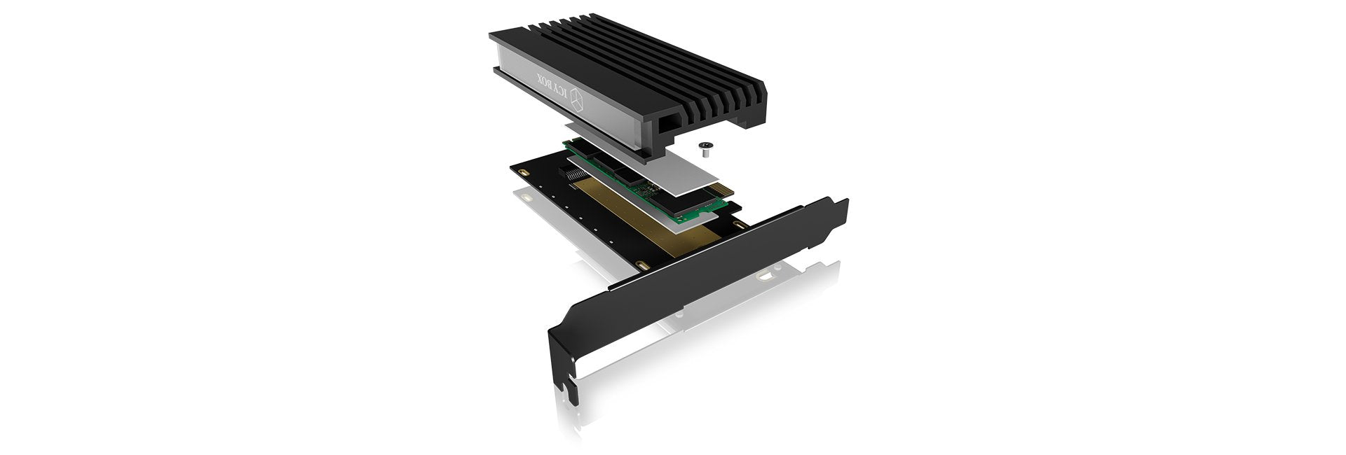 Icy Box Ib-Pci214m2-Hsl Tarjeta Y Adaptador De Interfaz M.2 Interno
