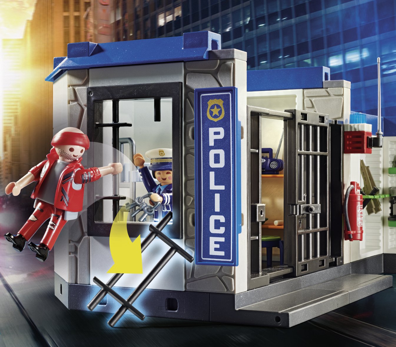 Playmobil - Policía: Escape De La Prisión (70568)