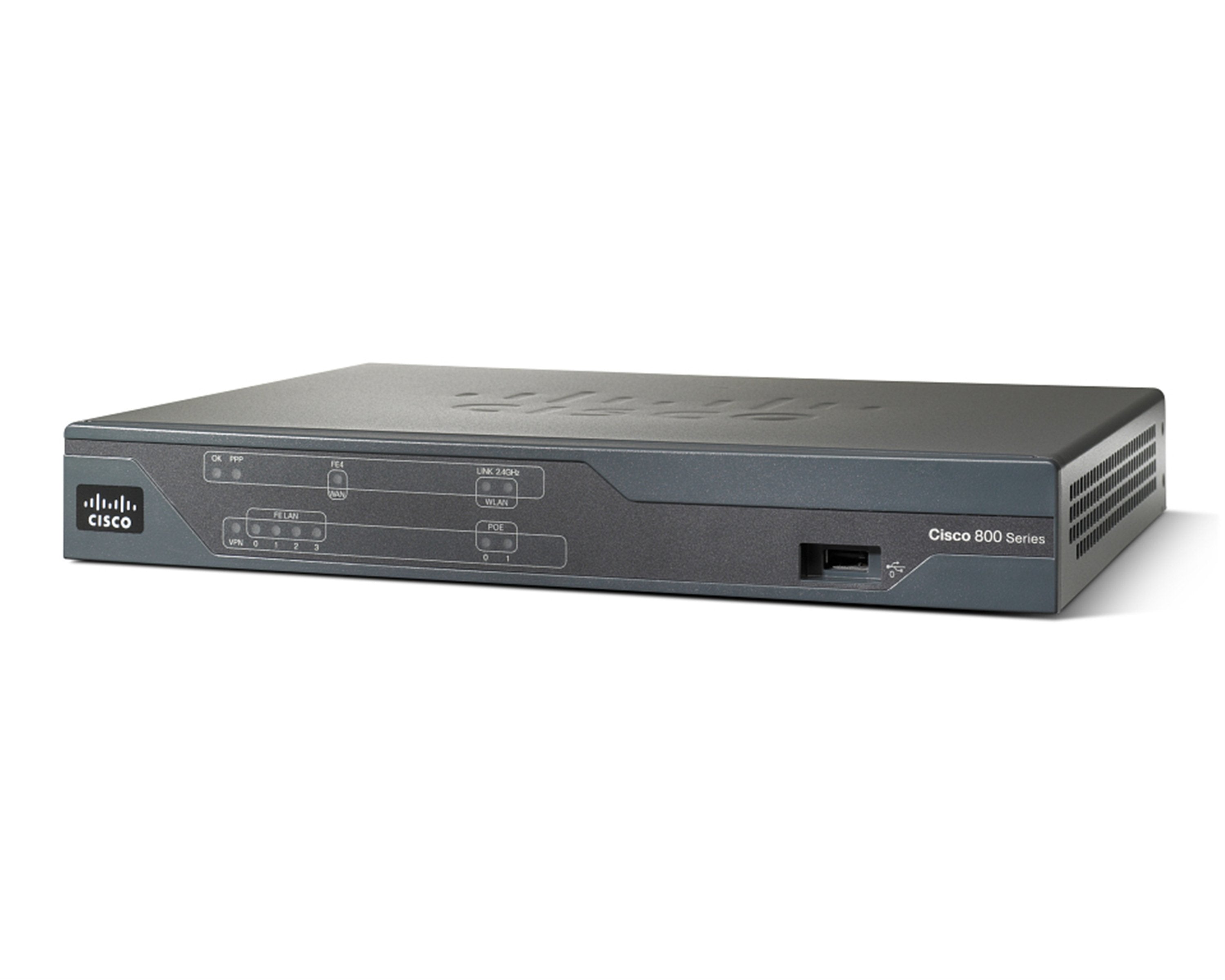 Cisco C886 Router Ethernet Rápido Negro
