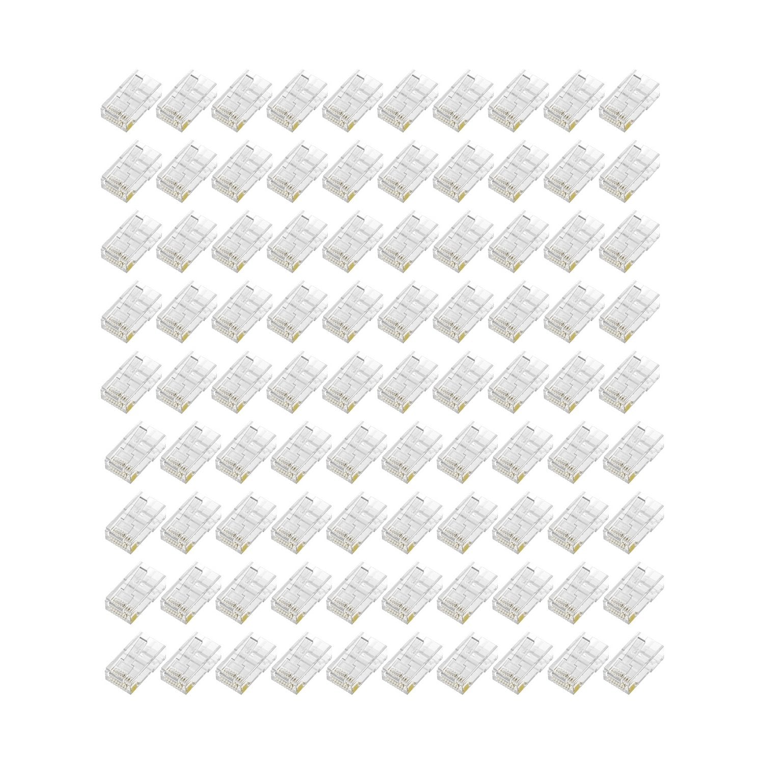 Aisens Pack De 100 Conectores Rj45 8 Hilos Cat.6 Awg24