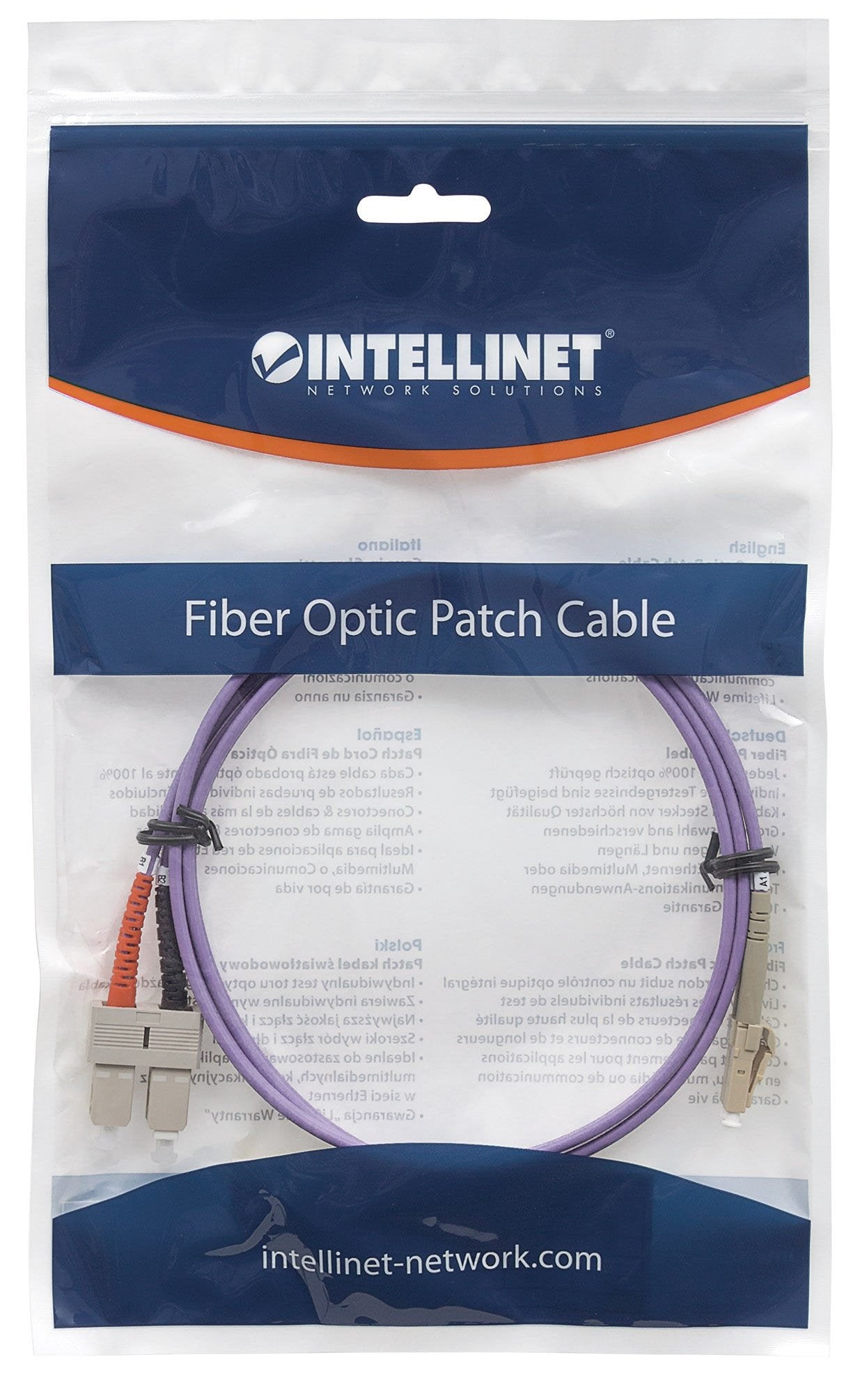 EAN 0766623751056 - Intellinet 751056 Cable de fibra óptica e InfiniBand 5 m LC SC Violeta imagen 5